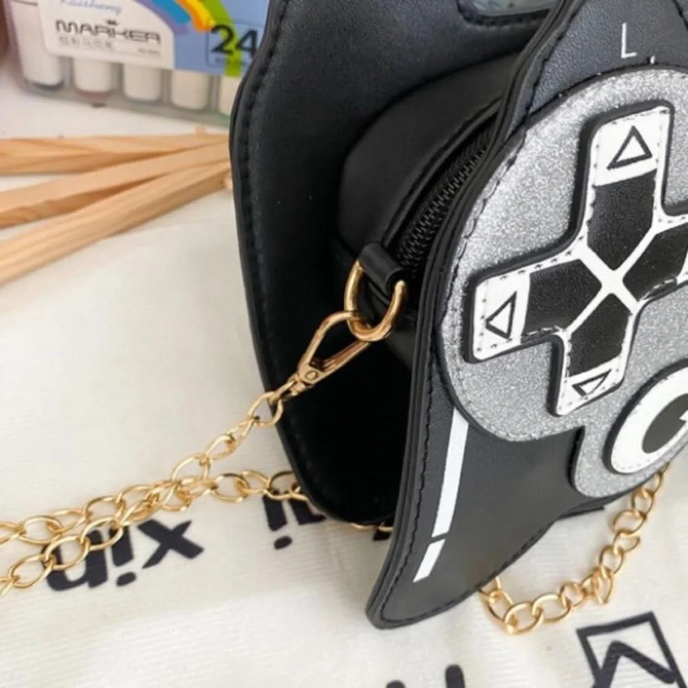 Game Control Leather CrossBody Purse/Bag. A Purse A Man Would Wear BLUE 😂🥰❤️💯👜